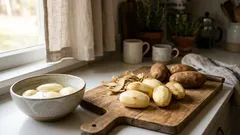 Nunca faça isto com batatas — elas escurecem depois de descascadas e eis o que isso significa